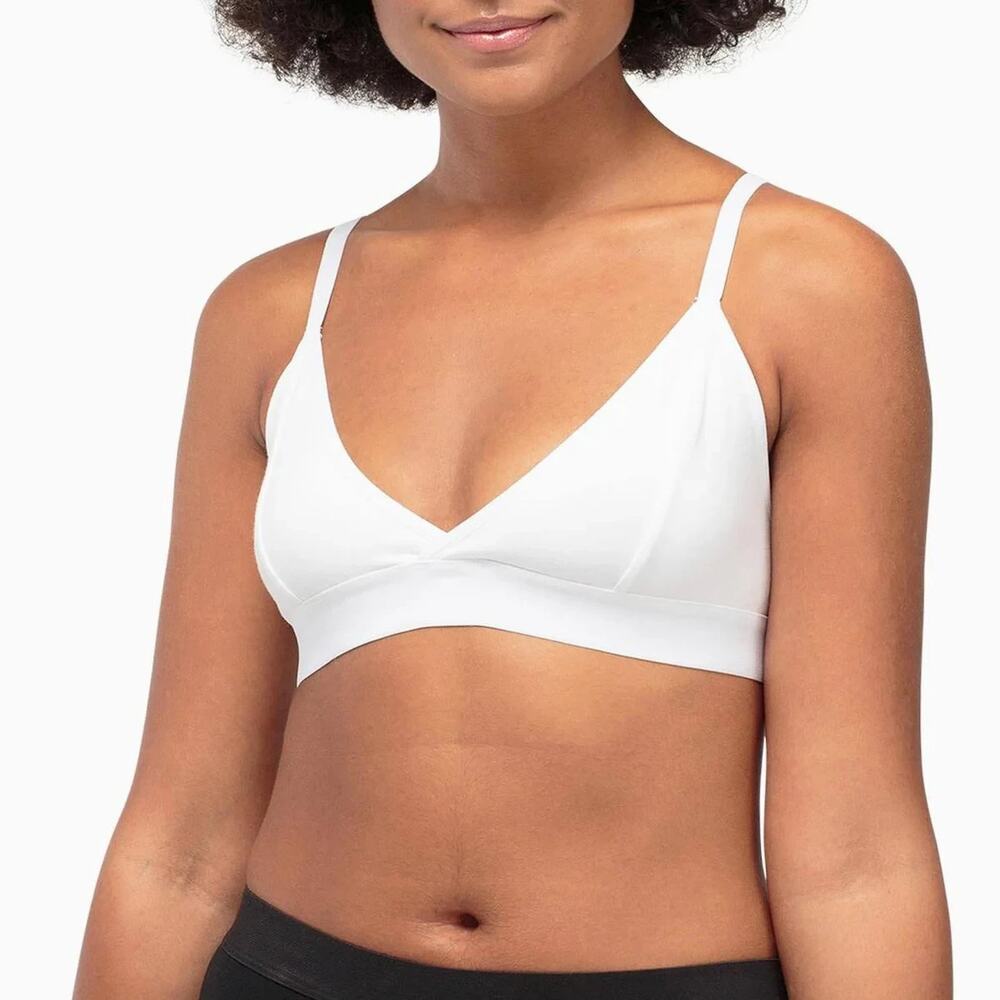 RICHER POORER Classic Bralette White) cotton adjustable Small A005057